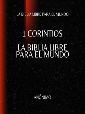 cover image of 1 Corintios
